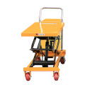 1ton mobile scissor mechanical lift table china lower price